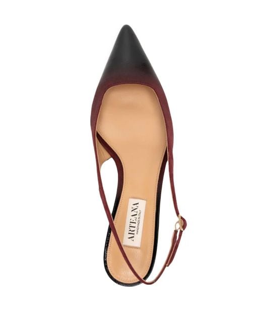 Zapatos Brera con tacón de 35 mm Arteana de color Brown