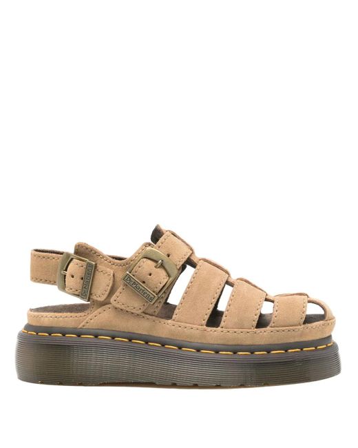 Dr. Martens Brown Wrenlie Fisherman Sandals