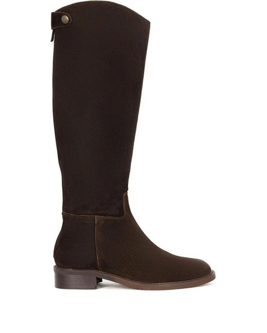 Julie Dee Brown Buckle Boots