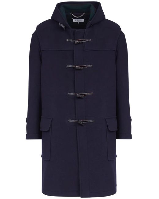 Abrigo con capucha Maison Margiela de hombre de color Blue