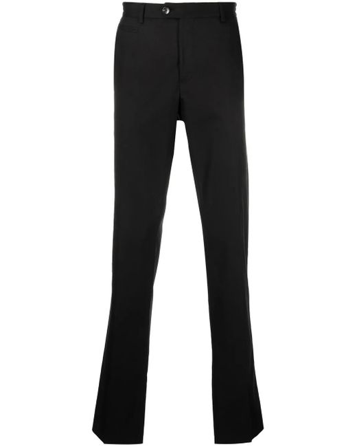 Billionaire Black Tailored-Fit Trousers for men