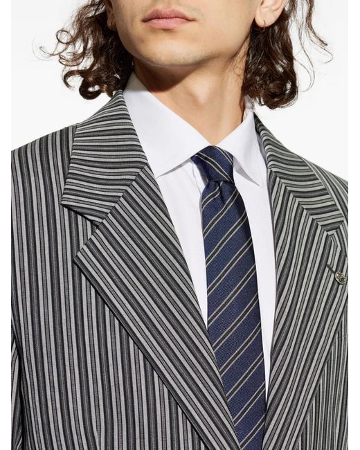Givenchy Blue Striped Tie for men