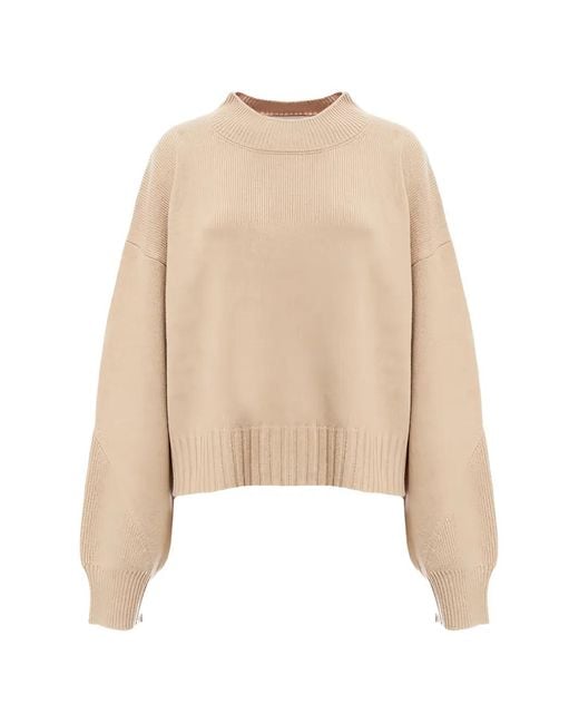 Malo Natural Ribbed Cashmere Sweater