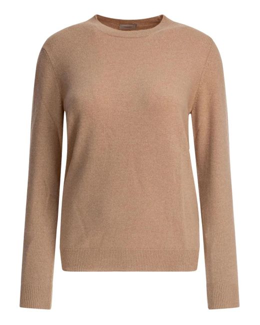 Agnona Brown Pullover mit rundem Ausschnitt