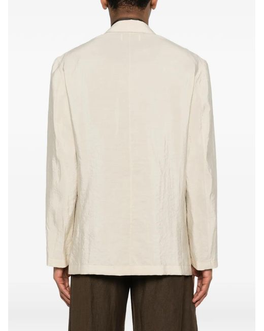 Lemaire Natural Soft Double Breasted Jacket for men
