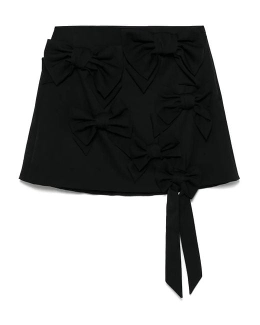 Viktor & Rolf Black Bow Bouquet Mini Skirt