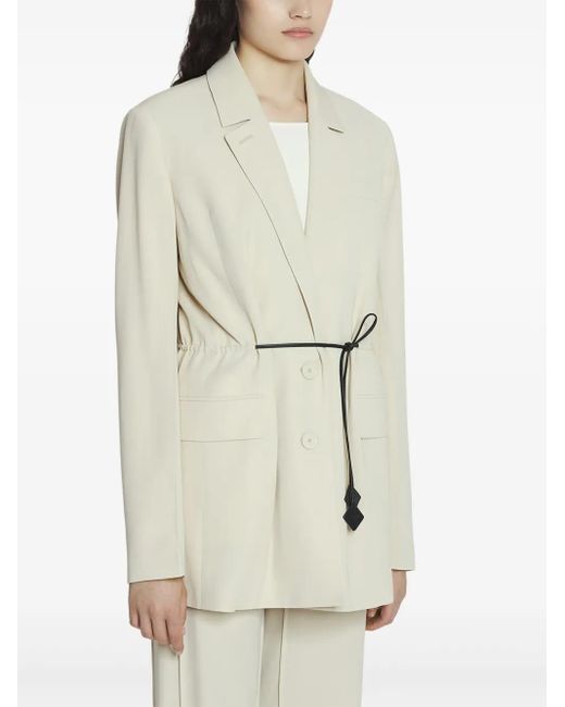 Lanvin White Virgin Wool Blazer