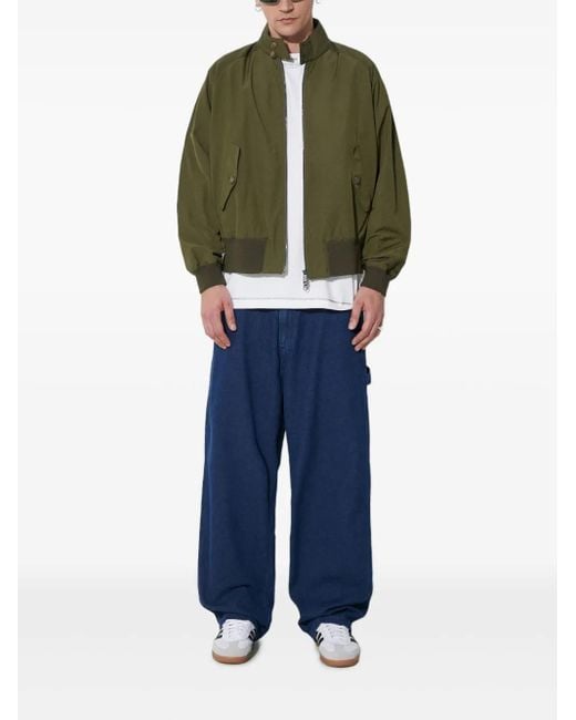 Baracuta Blue G9 Clicker Zip-Front Jacket for men