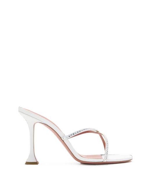 AMINA MUADDI White Sally 95 Sandals