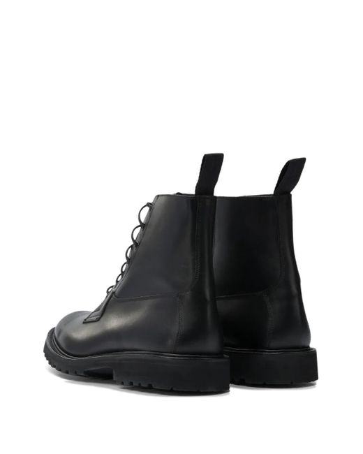 Tricker's Bikerstiefel Aus Leder in Black für Herren