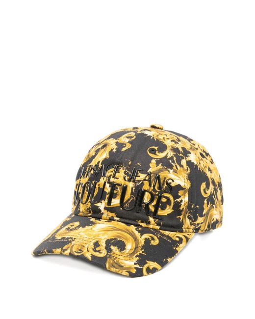 Versace Jeans Couture Metallic Logo-Plaque Baseball Cap
