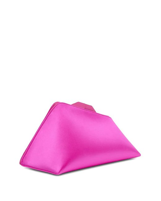 The Attico Pink 8.30Pm Clutch Bag
