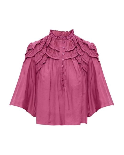 Top Carmen di Isabel Marant in Pink