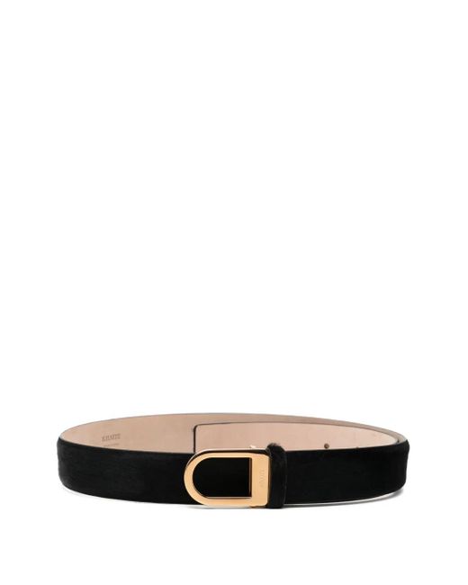 Khaite White Leather Belt