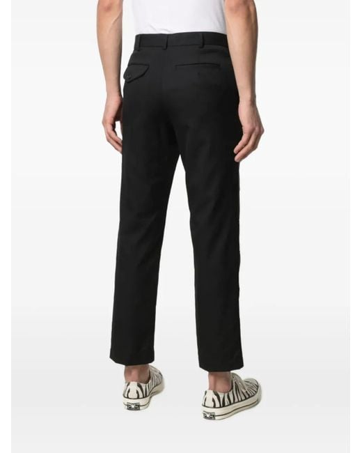 COMME DES GARÇON BLACK Black Cotton Trousers for men