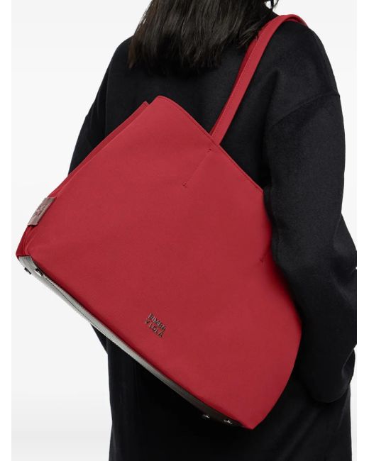 Bimba Y Lola Red Large Chihuahua Tote Bag