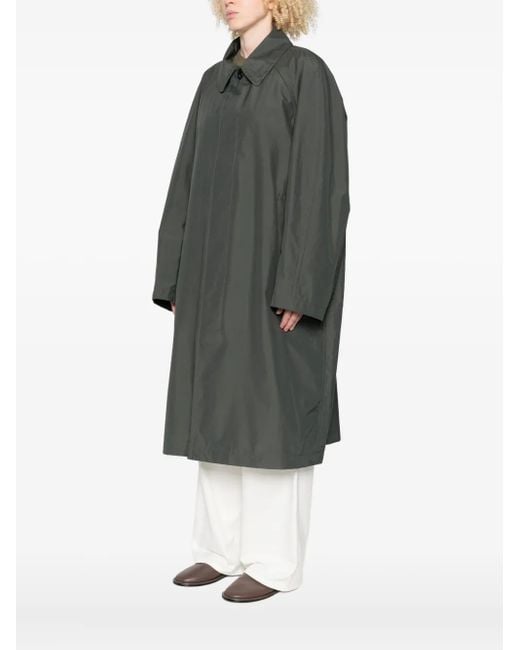 Sofie D'Hoore Gray Buttoned Patch-Pocket Coat