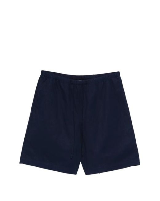 Aspesi Blue Drawstring Shorts