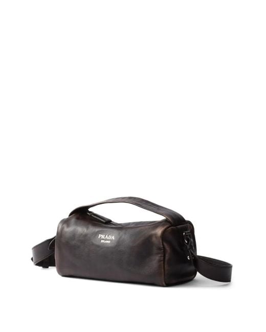 Prada Black Nappa Leather Shoulder Bag for men