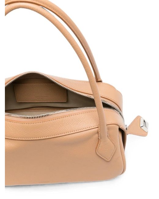 MINOBOSSI Natural Small Anna Leather Shoulder Bag