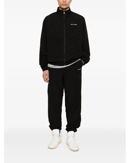 Daily Paper Black Zip Jacket for men