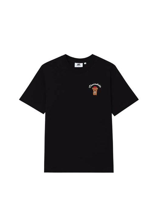 Chocoolate Black Print T-Shirt
