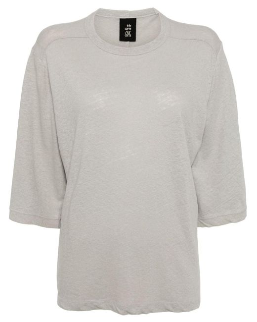 T-shirt girocollo di Thom Krom in White