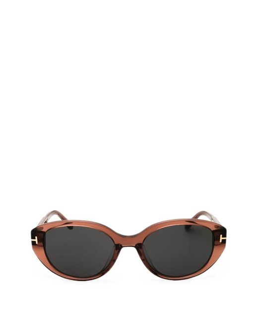 Tom Ford Brown Cat-Eye Sunglasses