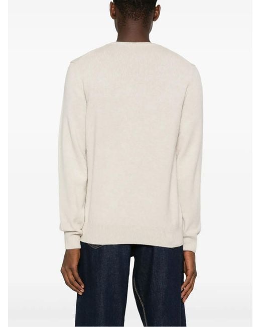 Zanone Natural Virgin Wool Sweater for men