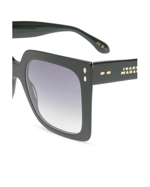 Isabel Marant Brown Square-Frame Sunglasses