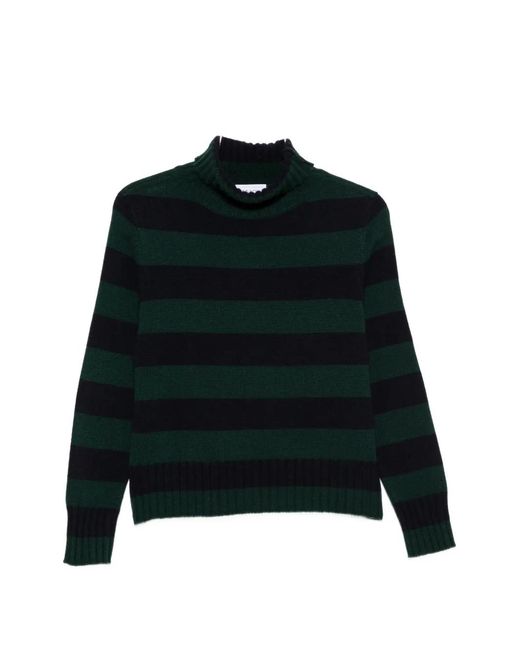 Be You Black Striped Sweater