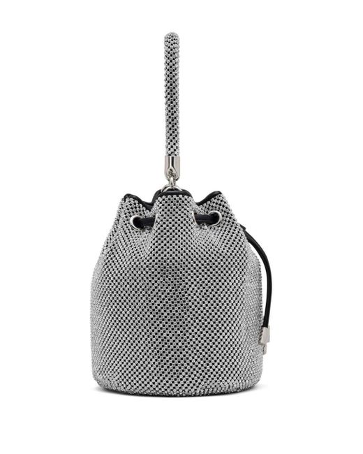 Marc Jacobs Gray The Rhinestone Mini Bucket Bag