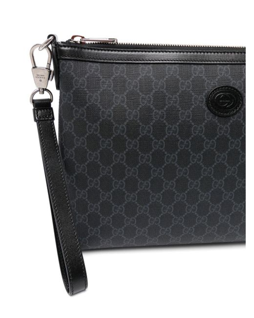 Gucci Black Ophidia Gg Messenger Bag for men