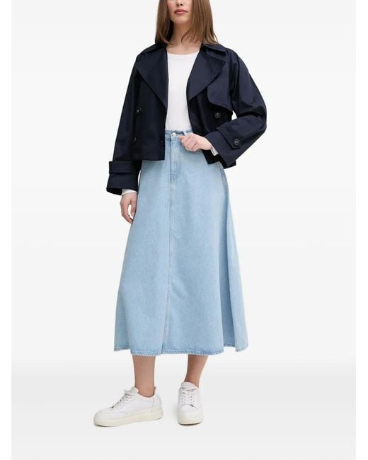 Benetton Blue Button Lapel Jacket