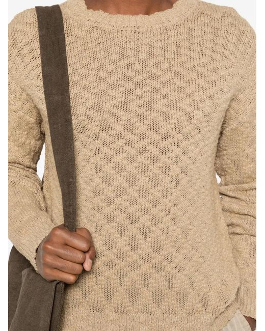 SEWMOD Natural Open-Knit Sweater for men