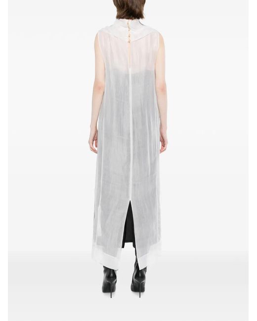 Khaite White Elva Dress