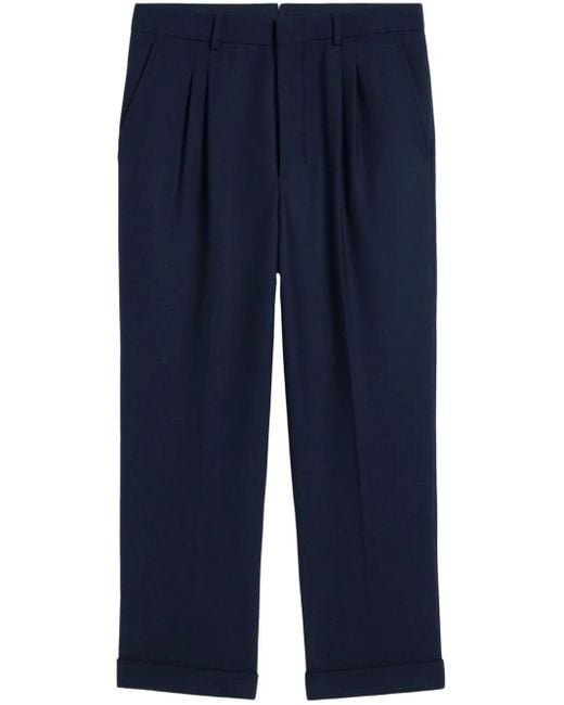 AMI Blue Trousers for men