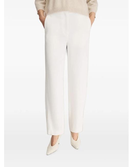 Loulou de Saison White Kian Straight-Leg Trousers