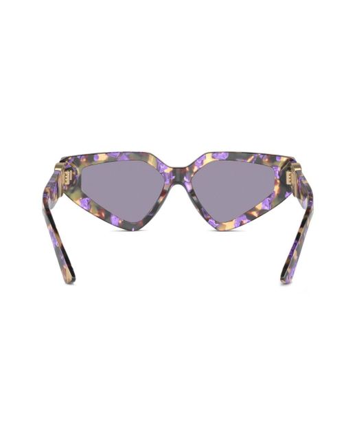 Dolce & Gabbana Purple Precious Cat-eye Sunglasses