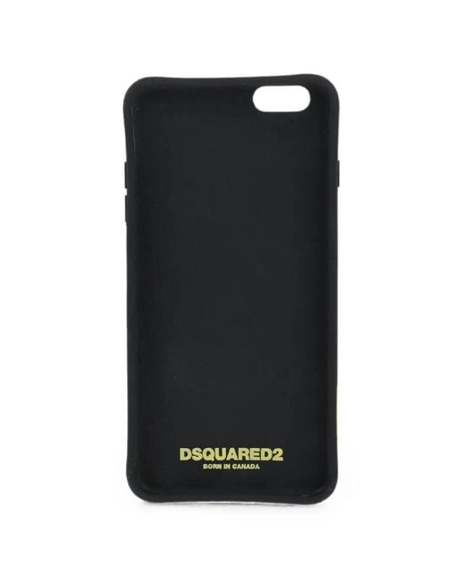 DSquared² Yellow Logo-Print Iphone 7 Plus Phone Case