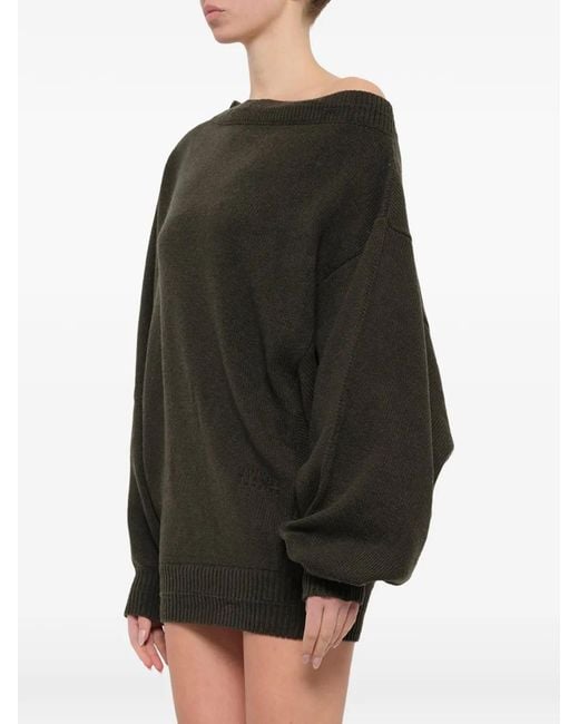 MM6 by Maison Margiela Black Gauge 5 Mini Dress