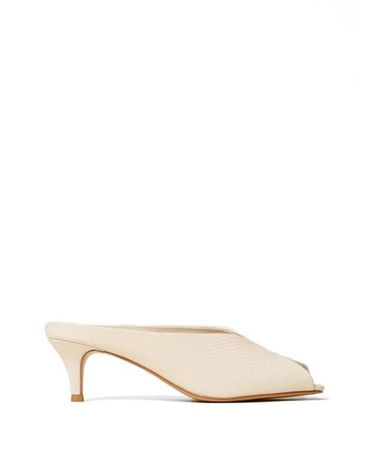 Twinset Natural Tejus-Print Mules