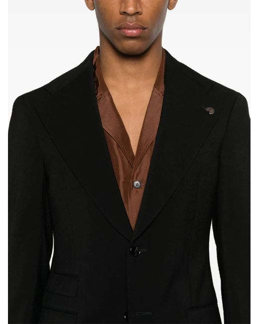 Gabriele Pasini Black Single-Breasted Suit for men