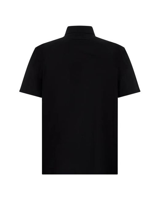 Zegna Black Patch Polo Shirt for men