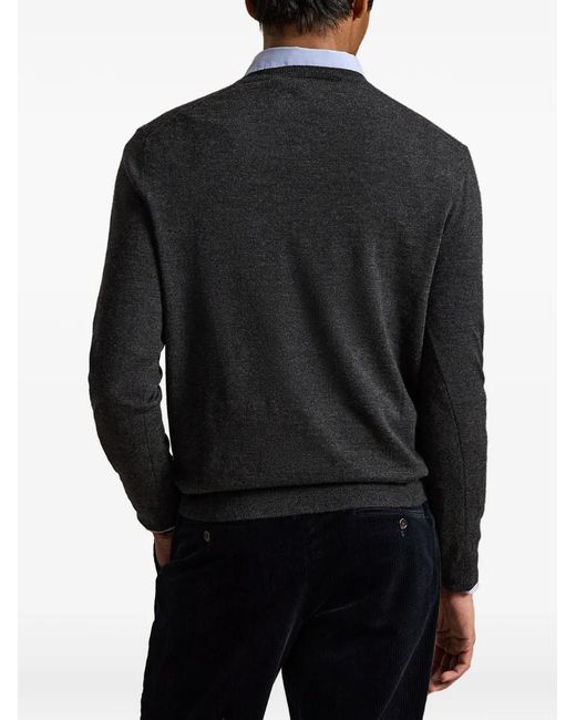 Polo Ralph Lauren Blue Washable Wool Crewneck Jumper for men