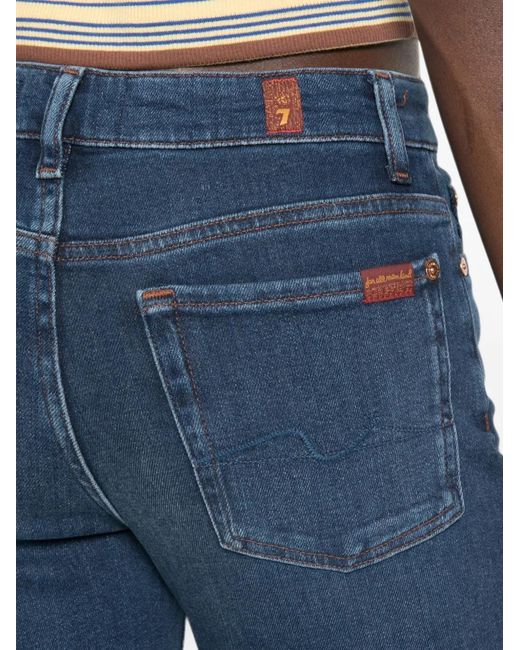 Seven7 Flared Jeans in het Blue