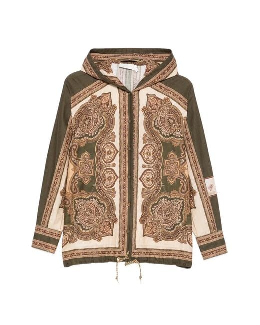Zimmermann Natural Mahon Paisley-Print Blouse