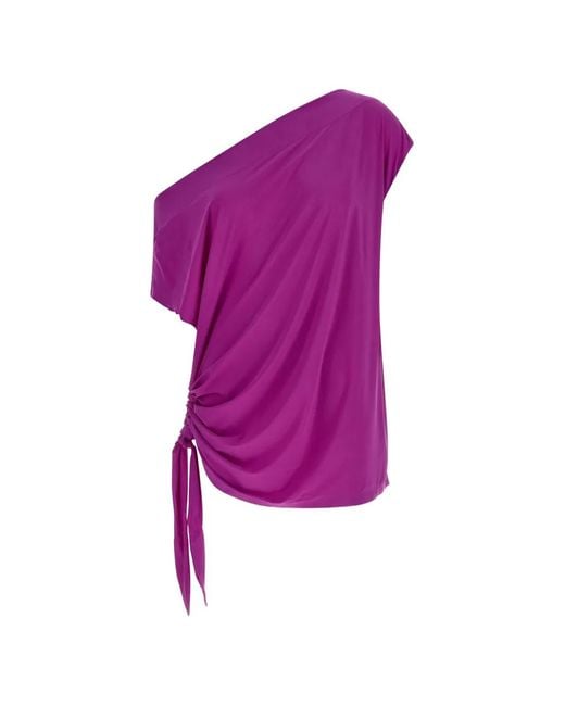Goldbergh Purple Draped Dress