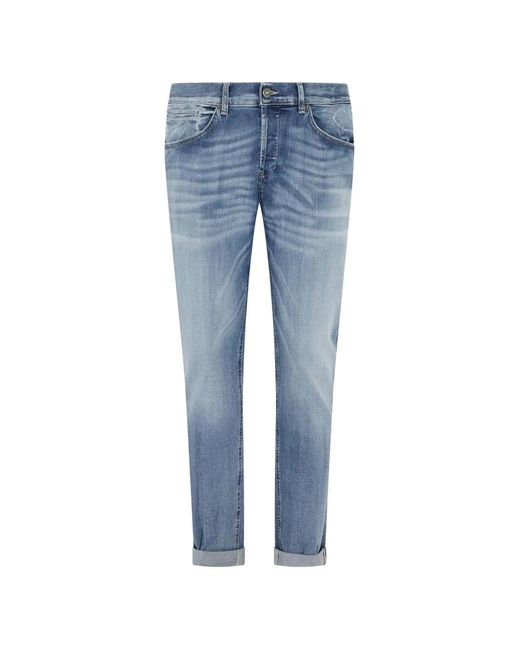 Dondup Blue Cropped Jeans for men