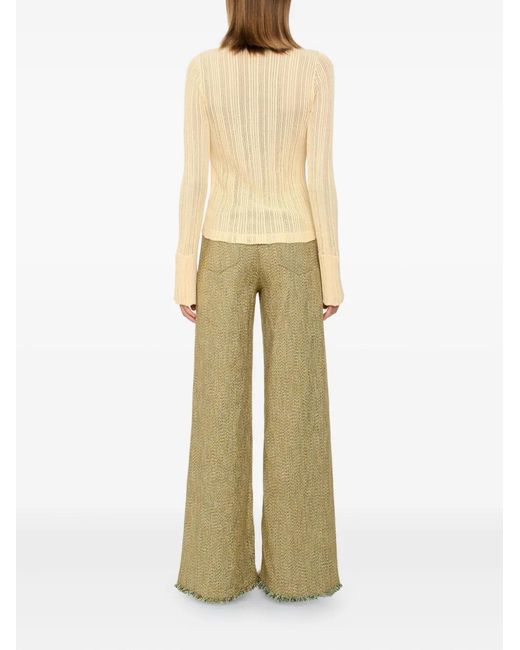 Séfr Natural Ribbed Turtleneck Sweater